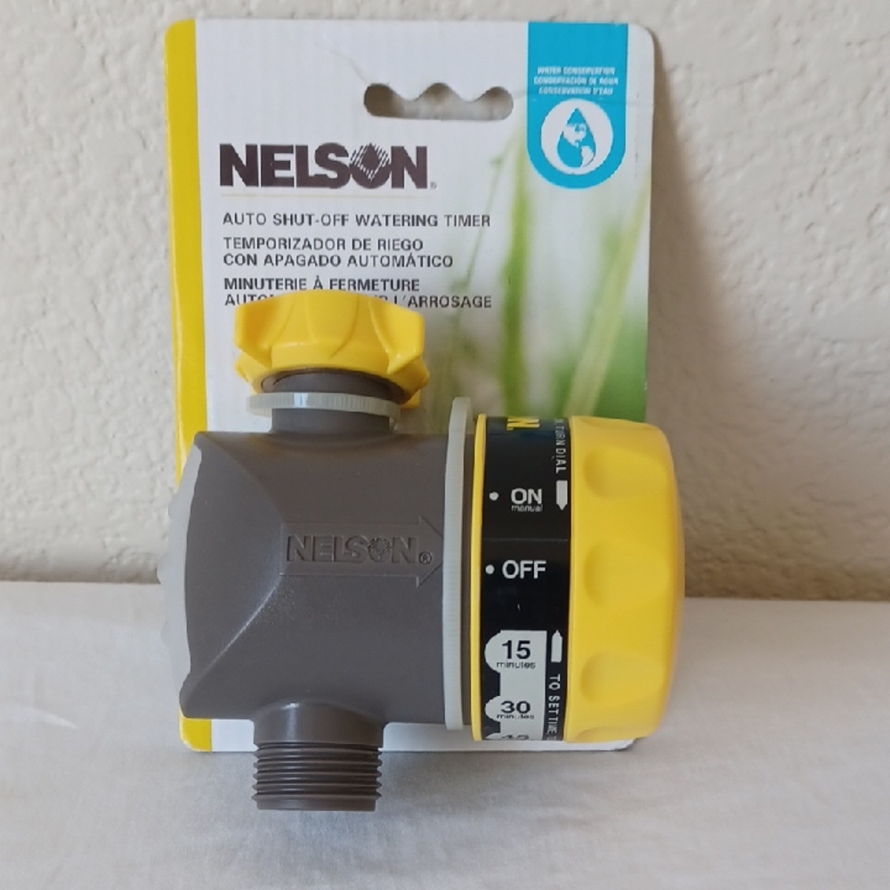 3/$25 SALE New Nelson Auto Shut-off Watering Timer 56600